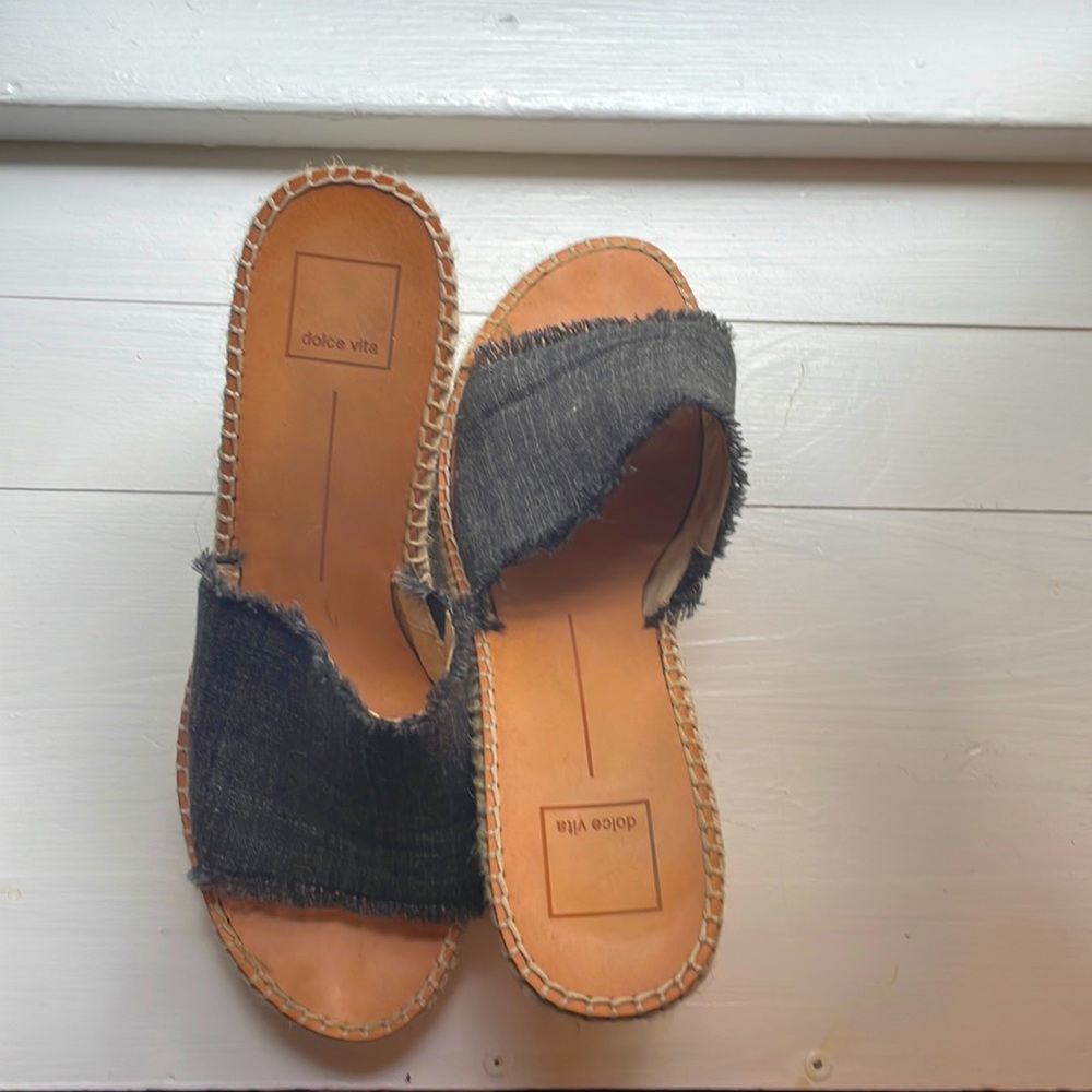 Dolce vita open toe wedges